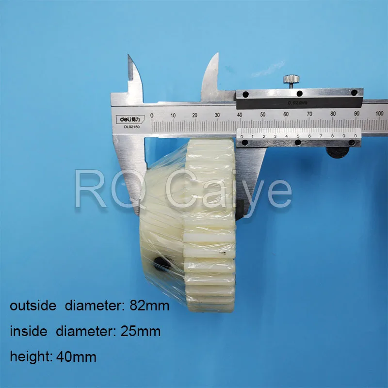 1Piece Komori Gear Nylon Water Roller White / Blue 40 Teeth 82x25x40mm 84x25x46mm Gear For Komori Offset Printing Machine Parts