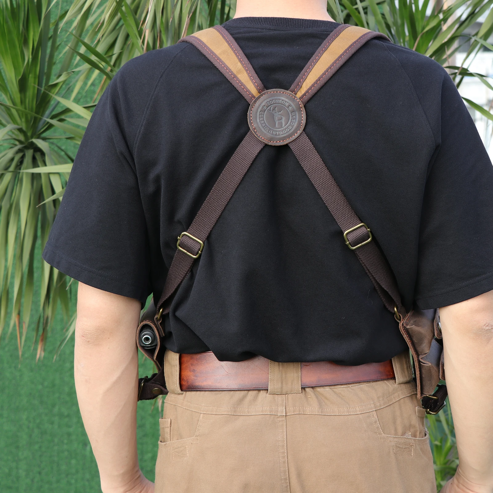Tourbon – Funda táctica de hombro para pistola con doble cargador - imagen 2
