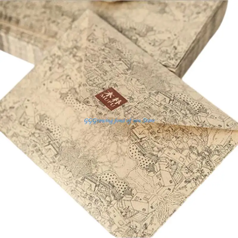 

H9EB 50PCS Letter Envelopes Gift Cards Envelopes V Flap Envelope for Wedding