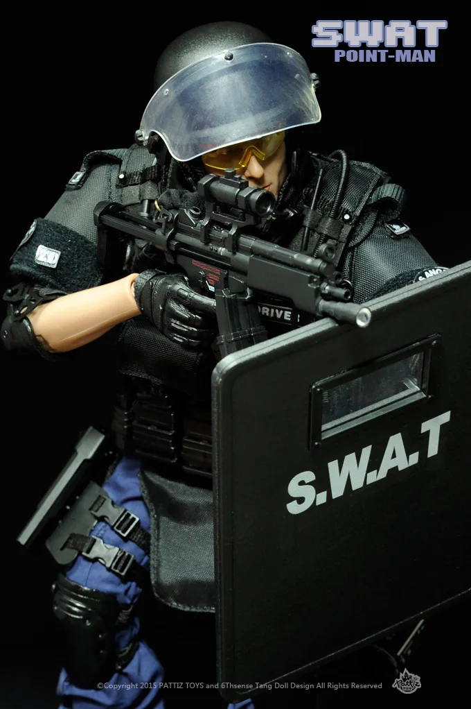 Figurine Soldat SWAT 1/6 – 30 Cm – Police Spéciale – Accessoires Militaires – Cadeau Collectionneur