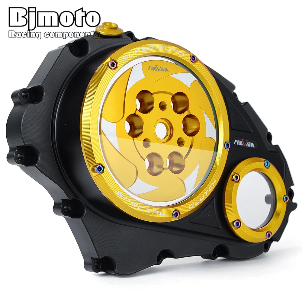CNC Motorfiets GSX-R1000 Racing Motor Clear Clutch Cover Voor Suzuki GSXR1000 GSX-R GSXR1000 GSX R1000 2007-2016