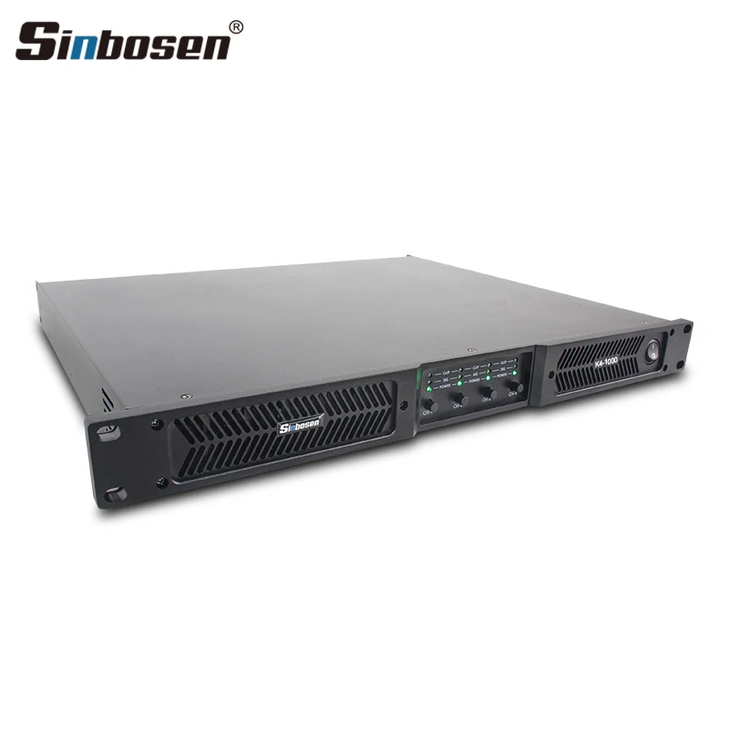 K4-1000 Digital Class D 1U Murang Amplifier 1000W 4Channel Power Karaoke Amplifier Audio