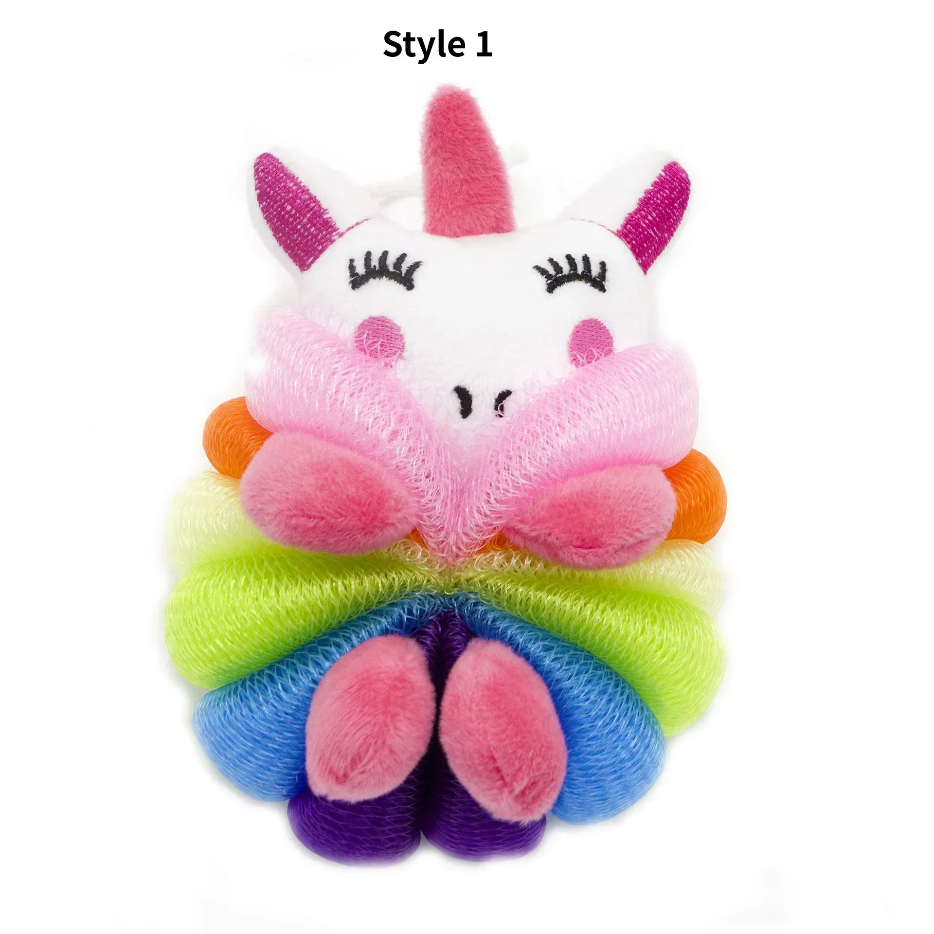 Children Mermaid Sponge Bath Ball Unicorn Shower Rub Bath Shower Wash Body Pot Sponge Scrubber Kids Durable Massage Shower Brush