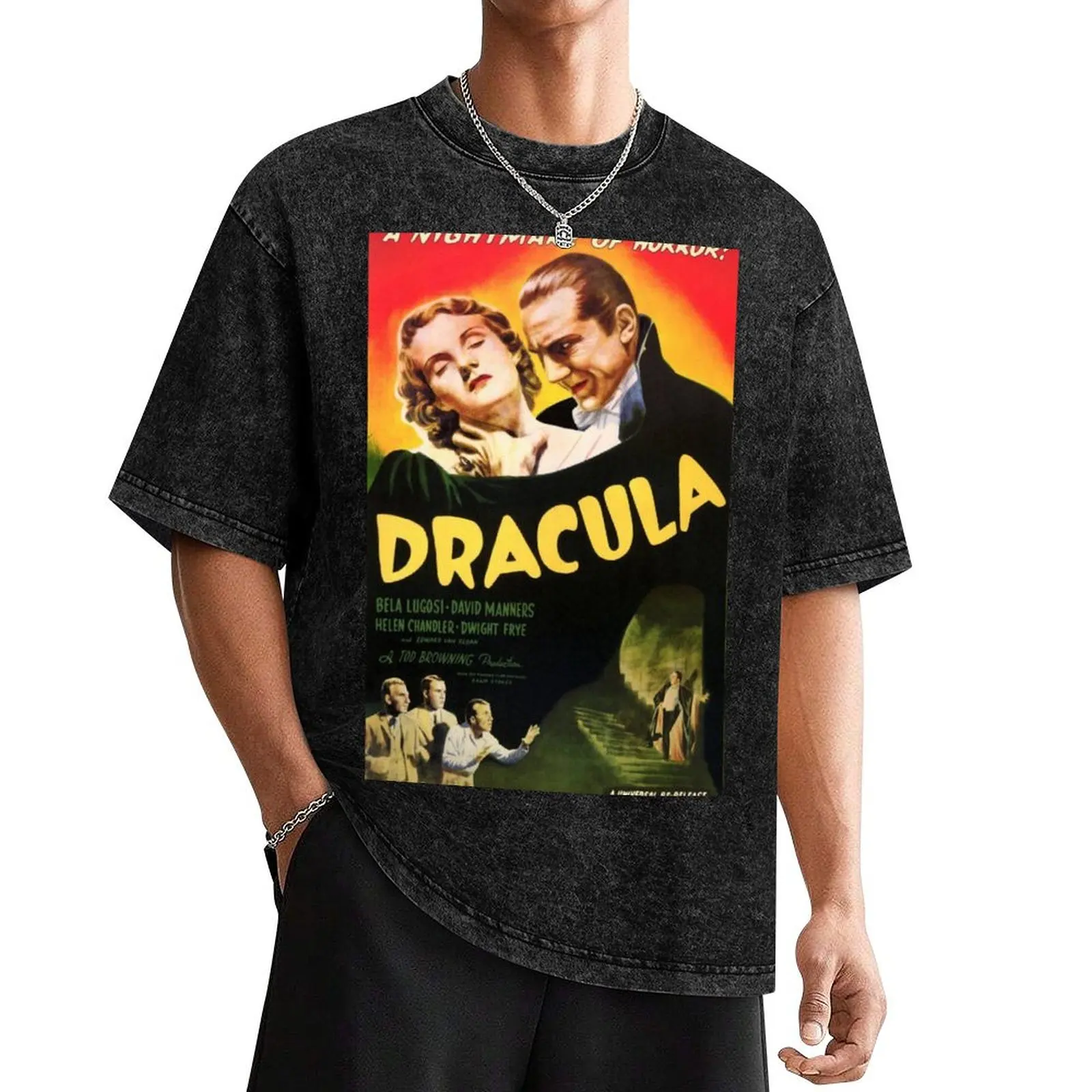 

Dracula - Bela Lugosi. T-Shirt Short sleeve tee rapper graphic tees graphic shirts boys animal print t shirt for men