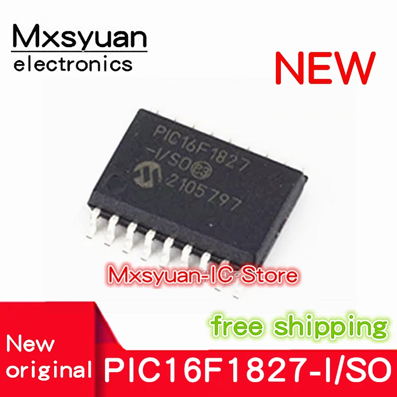 10 teile/los PIC16F1827-I/so PIC16F1827T-I/so pic16f1827 sop18 mxsyuan 100% neues original