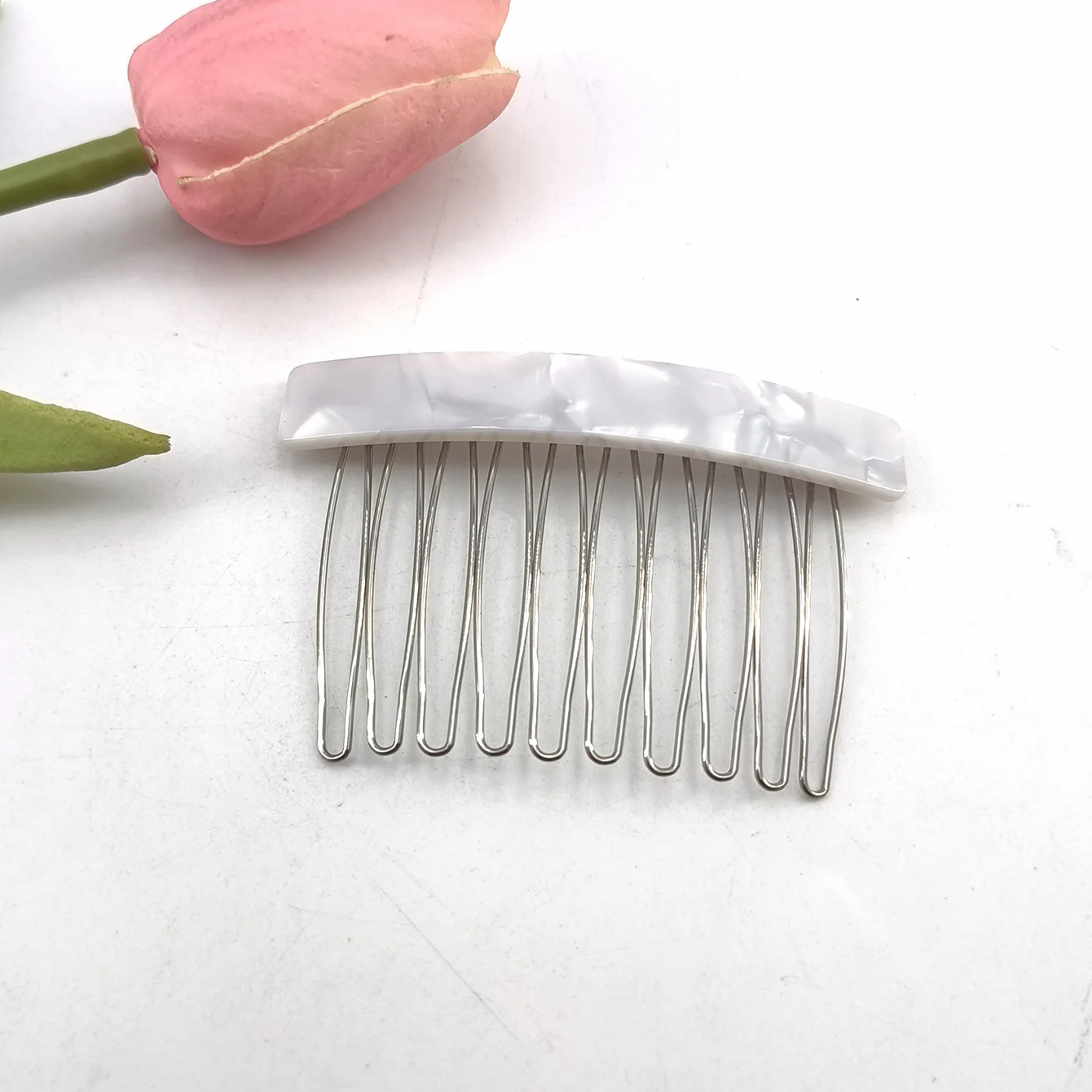 1/2 Stück Mittelgroßer 10-Zahn-Haarkamm-Clip für Damen, Haarstyling-Haarnadeln, Kopfschmuck, Schmuck, Pony- und Haarsträhnen-Kamm-Clip, Geschenke – Detail 17