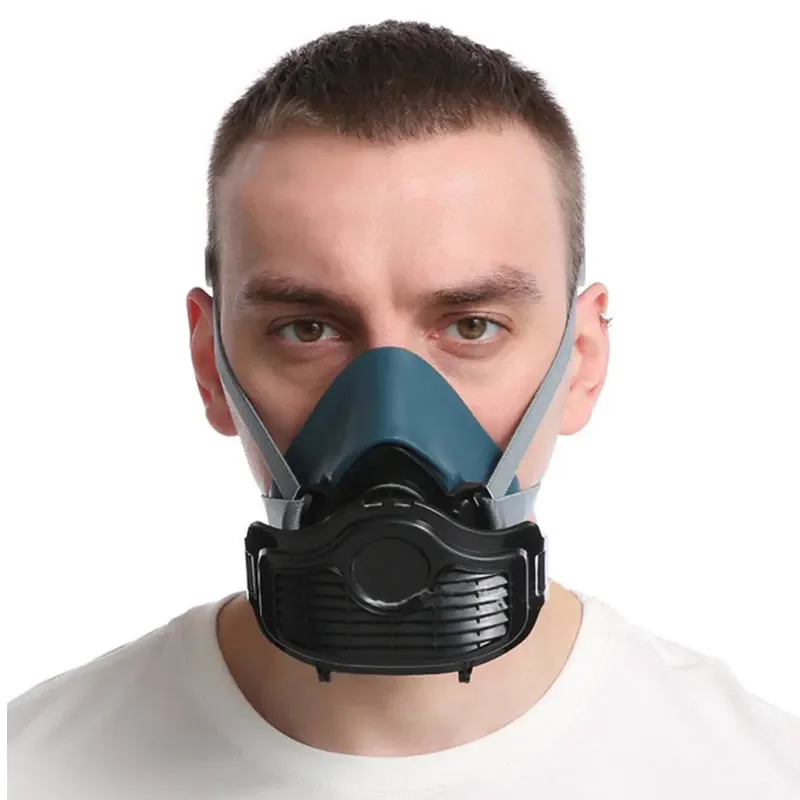 For Spray Paint House Decoration Grinding Dust Respirator8016Self-Priming Filter Dust Half MaskSilicone Dustproof Mask Suitable