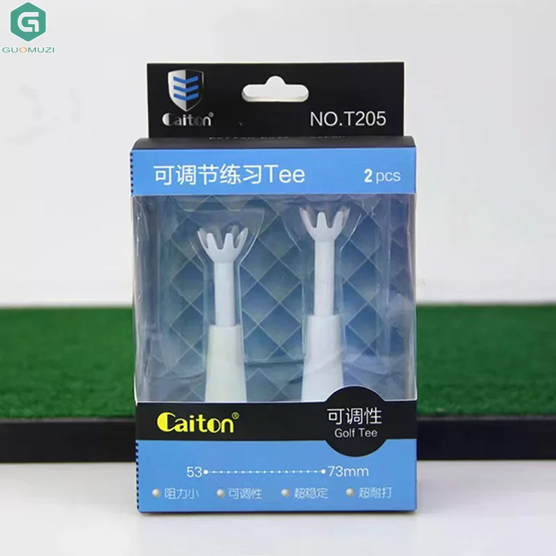 1/2Pcs Adjustable Golf Ball Holder Golf Tee Golf Swing Trainer Golf Practice Tees Golf Accessories