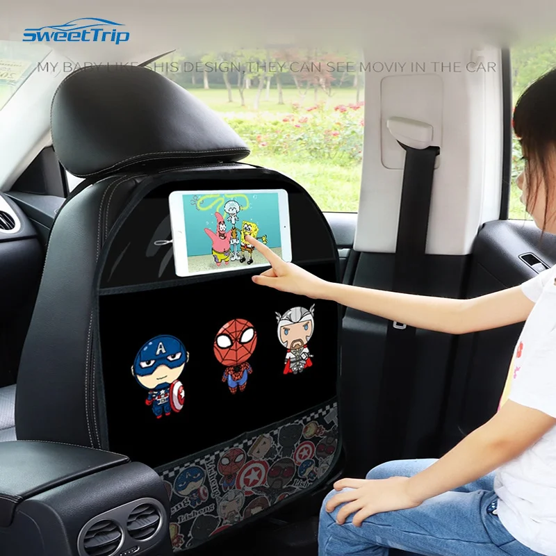 Cute Anti Kick Pad Car Accessory Anti-Kick Mat Multi-use Car Anti Kick Pad Simplicity Anti Kick Protector  Child-Kick Pad