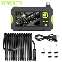 1080P Pipe Camera 4.3in P30 1080P HD Pipe Inspection Endoscope Camera IP67 Waterproof Industrial Borescope