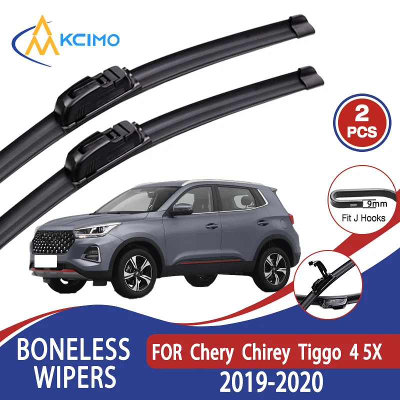 

For Chery Chirey Tiggo 4 5X 2019-2020 Car Wiper U-type Soft Rubber Boneless Wiper HD Quiet Durable Automotive Wiper 22"+17"