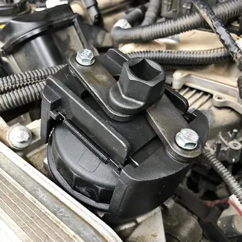 Chave de filtro de óleo de duas mandíbulas ajustável universal filtro 60-80mm chaves de filtro removedor de aço fundido de combustível de duas garras