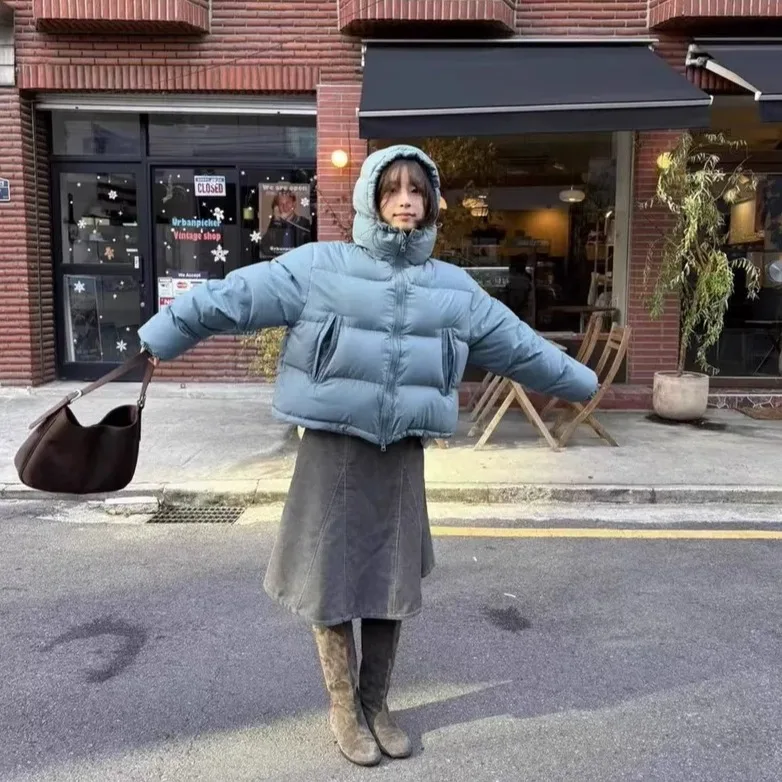 

Юбка трапециевидной формы с высокой талией, вельветовая юбка-зонтик Smoothood Dongda Gate, винтажная женская повседневная одежда для поездок на работу