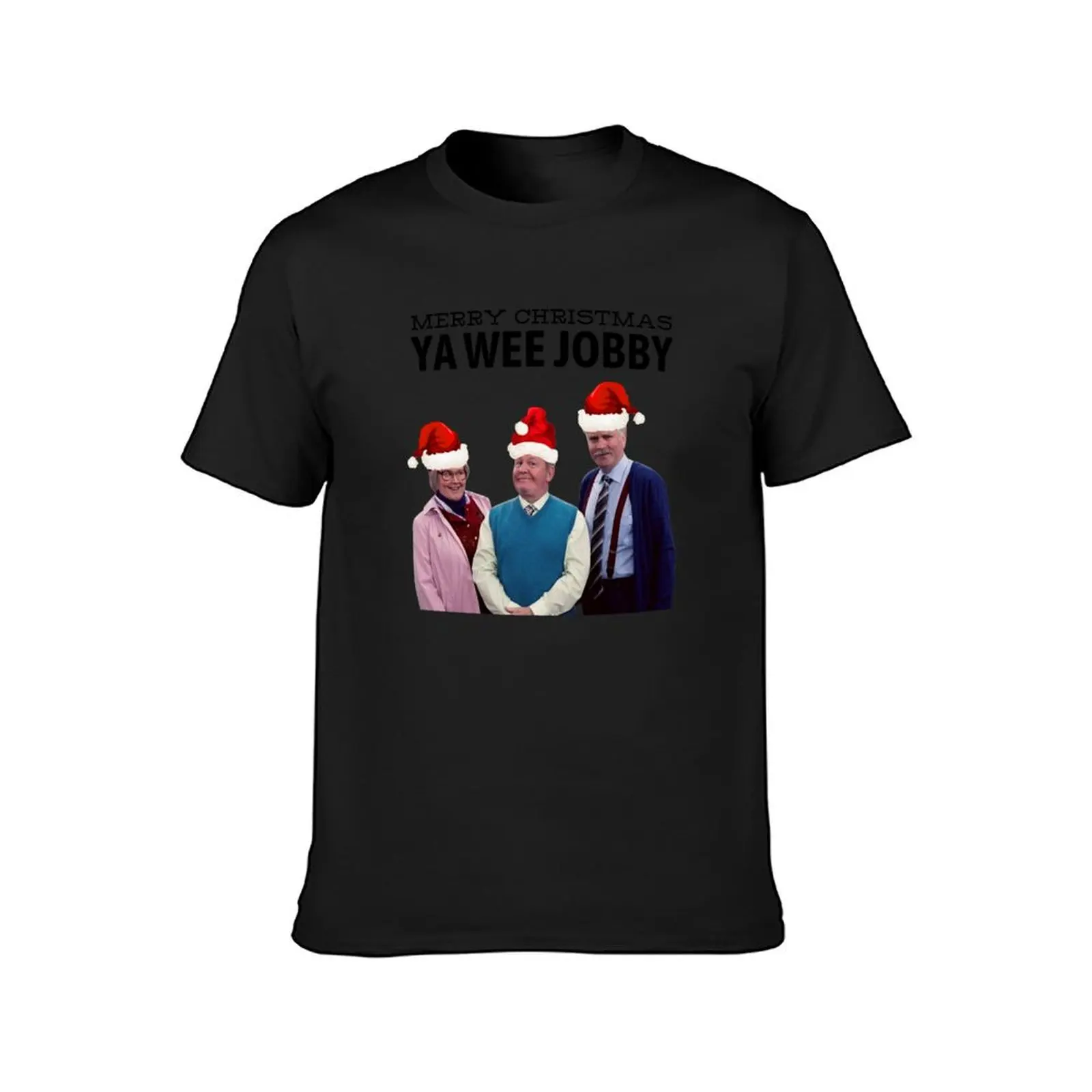 Merry Christmas Ya Wee Jobby - Jack, Victor and Isa T-Shirt for a boy oversized mens tall t shirts