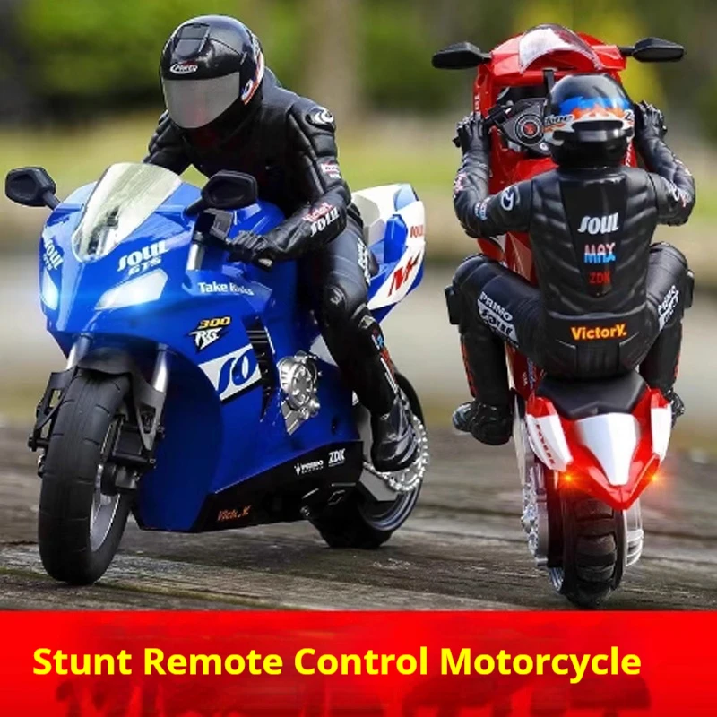 RC Motorcycle Rc Cars Self-stable Balance Standing on One Wheel Competitive Racing Drift Stunt Electric Motorcycle for Kids