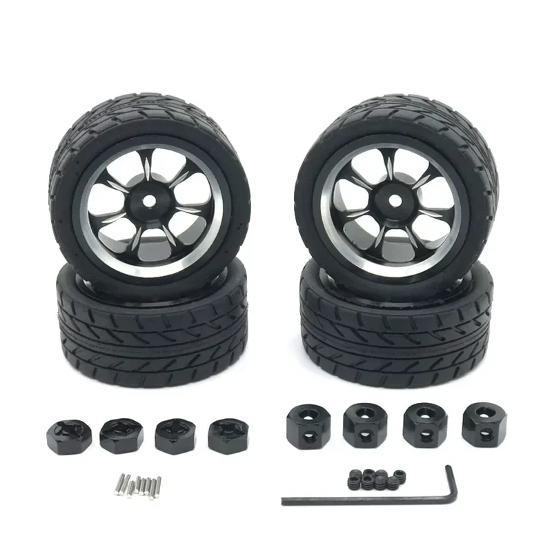 

WLtoys WPL MN Model LC 1/18 1/16 1/14 1/12 RC Car Universal Modified Metal Wheel Tires, Cool Multi-color Tire Skin Upgrade Parts