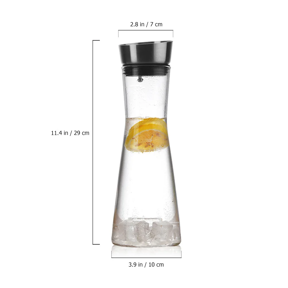 

Glass Pot for Stove Top Small Teapot Milk Container Loose Leaf with Lid Hot Cold Water