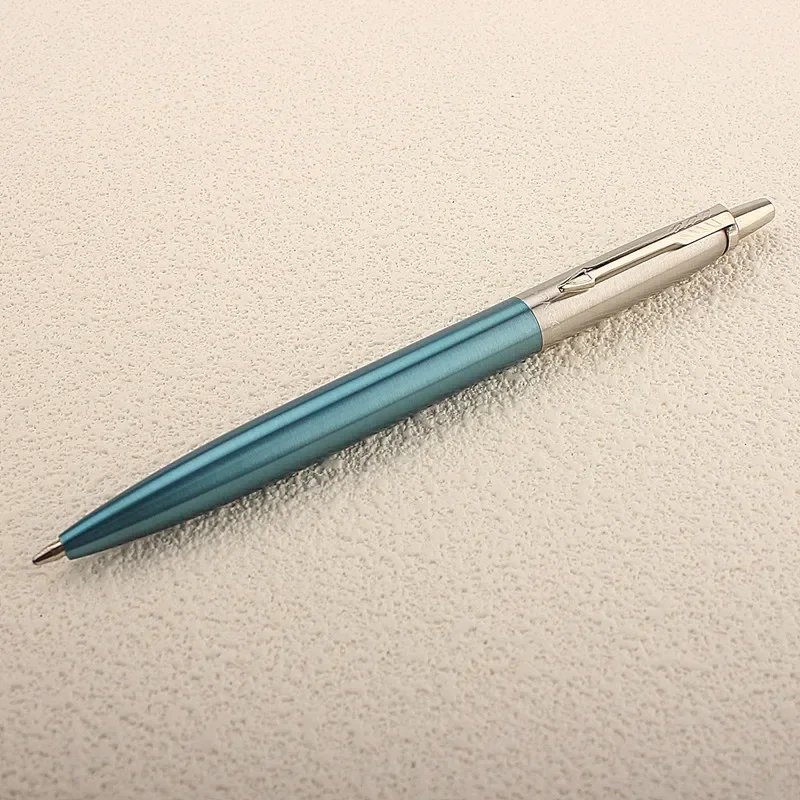 1Pcs Metal Ballpoint Pens Automatic Ball Pen G2 Refill Blue Ink for School Office Stationery Supplies Writing 0.7mm