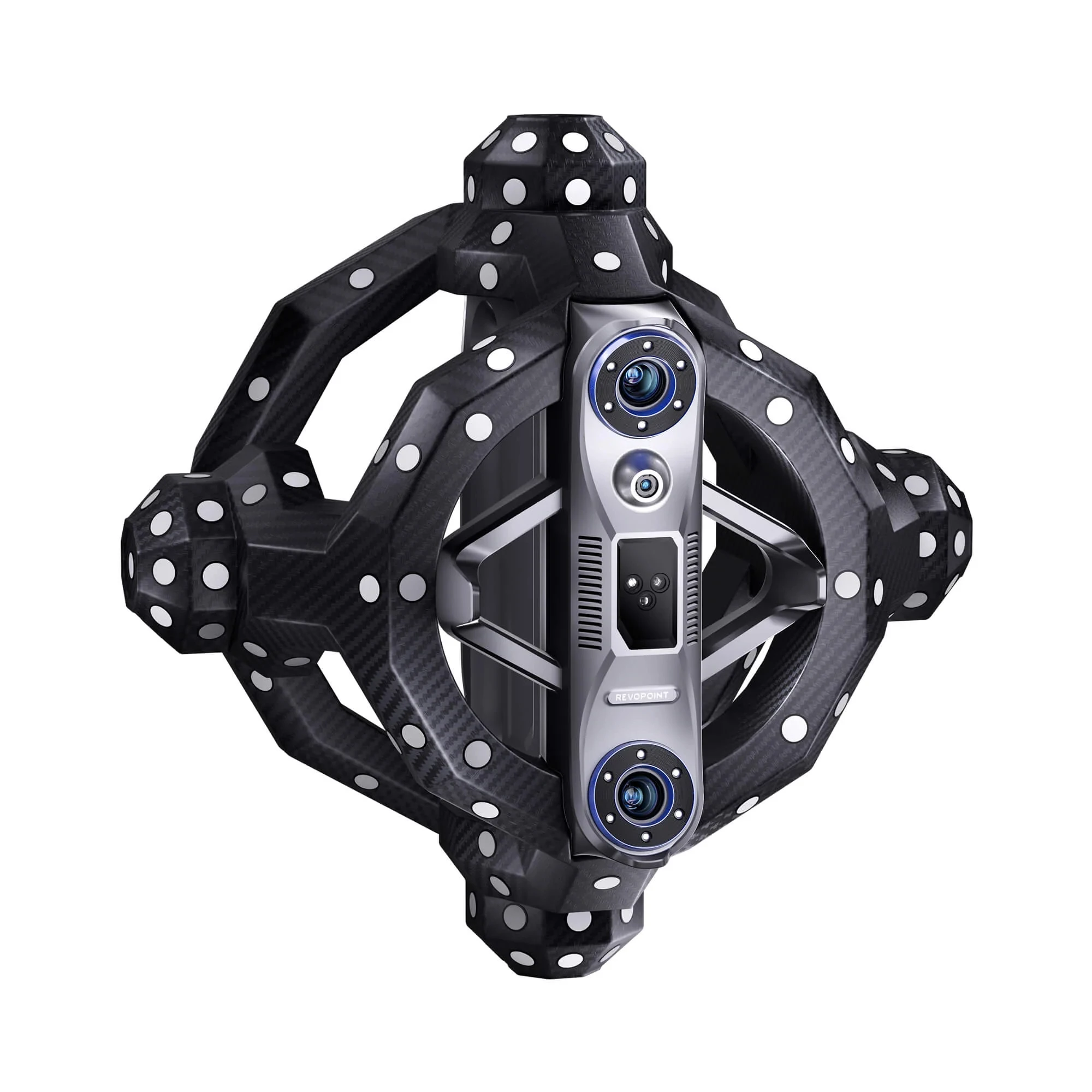 Revopoint Trackit 3D Scanner Optical Tracking 3D Scanner for Marker-free Scans High Accuracy Dual Blue Laser Scanner