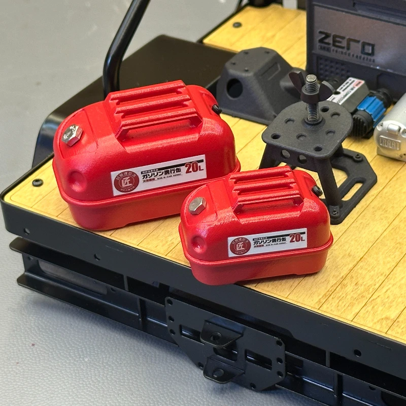 1 stücke Kunststoff Simulation Öl Barrel für 1/8 1/10 1/14 Tamiya RC Lkw Auto BENZ Scania Diy Teile spielzeug