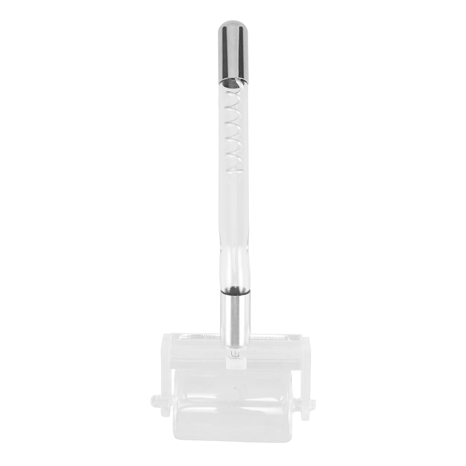 Red Light Glass Roller High Frequency Attachment for Facial Beauty Device - Multi-Functional Massage Tool for Skin Lifting and