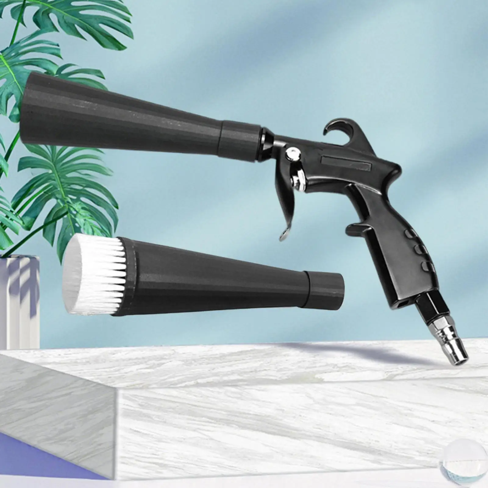 

Air Blower Interior Cleaner Handheld Car Interior Cleaning Detailing Blower Kit with Nozzle for Quickly Blasts Dirt Dust Auto