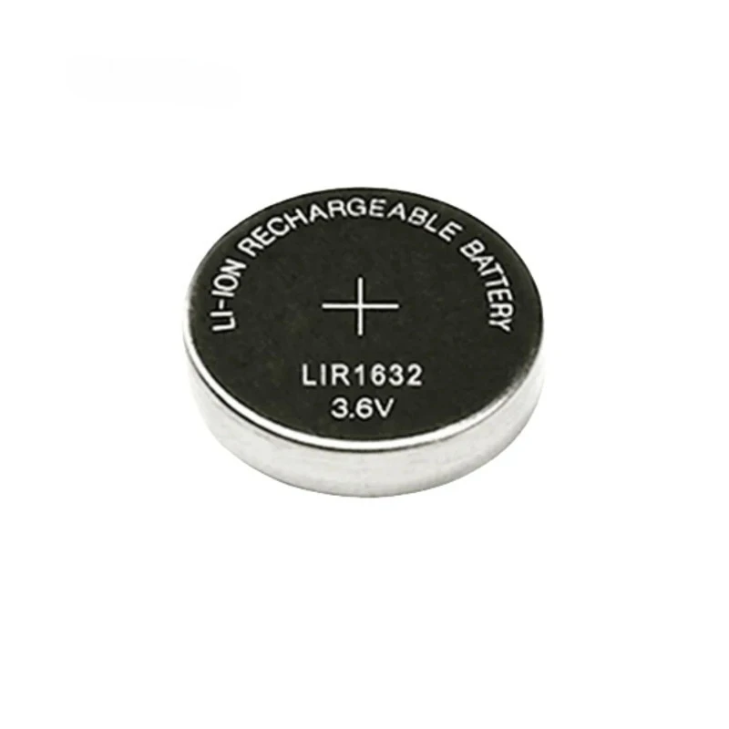 For Watch Car Remote Control Replace CR1632 DL1632 Button Coin Cell LIR1632 LIR 1632 3.6V Lithium Rechargeable Batteries 10pcs