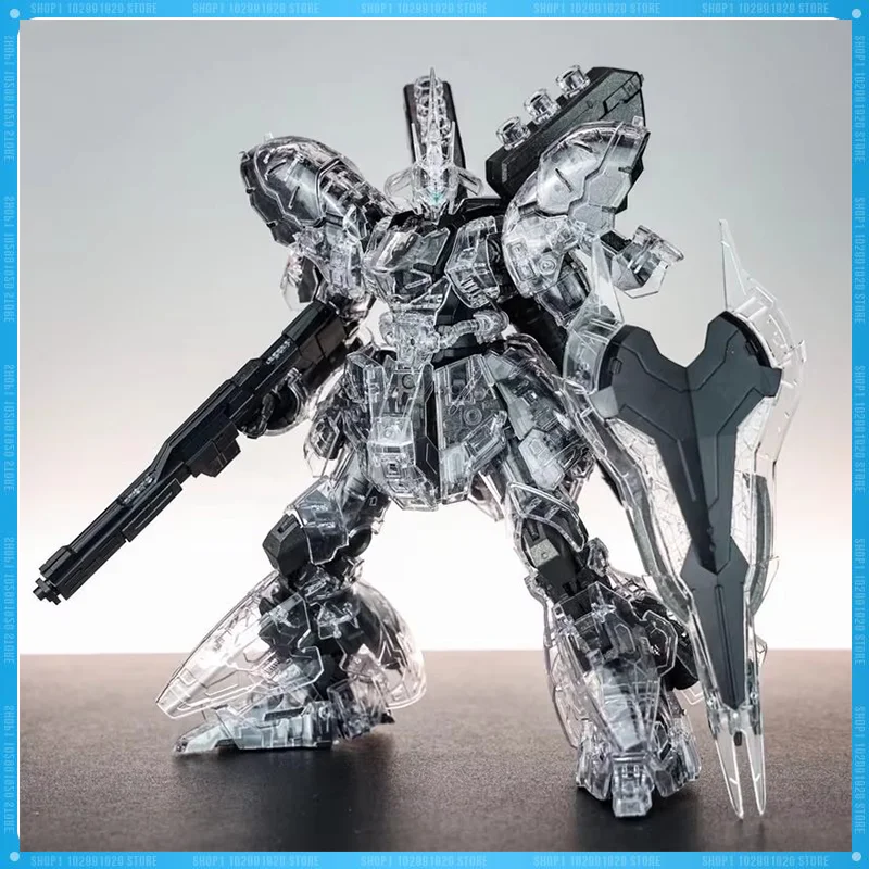 

Модель-конструктор Star Rg 1/144 Sazabi с прозрачной гальванизированной внешней броней, сборная фигурка-робот с подвижными элементами