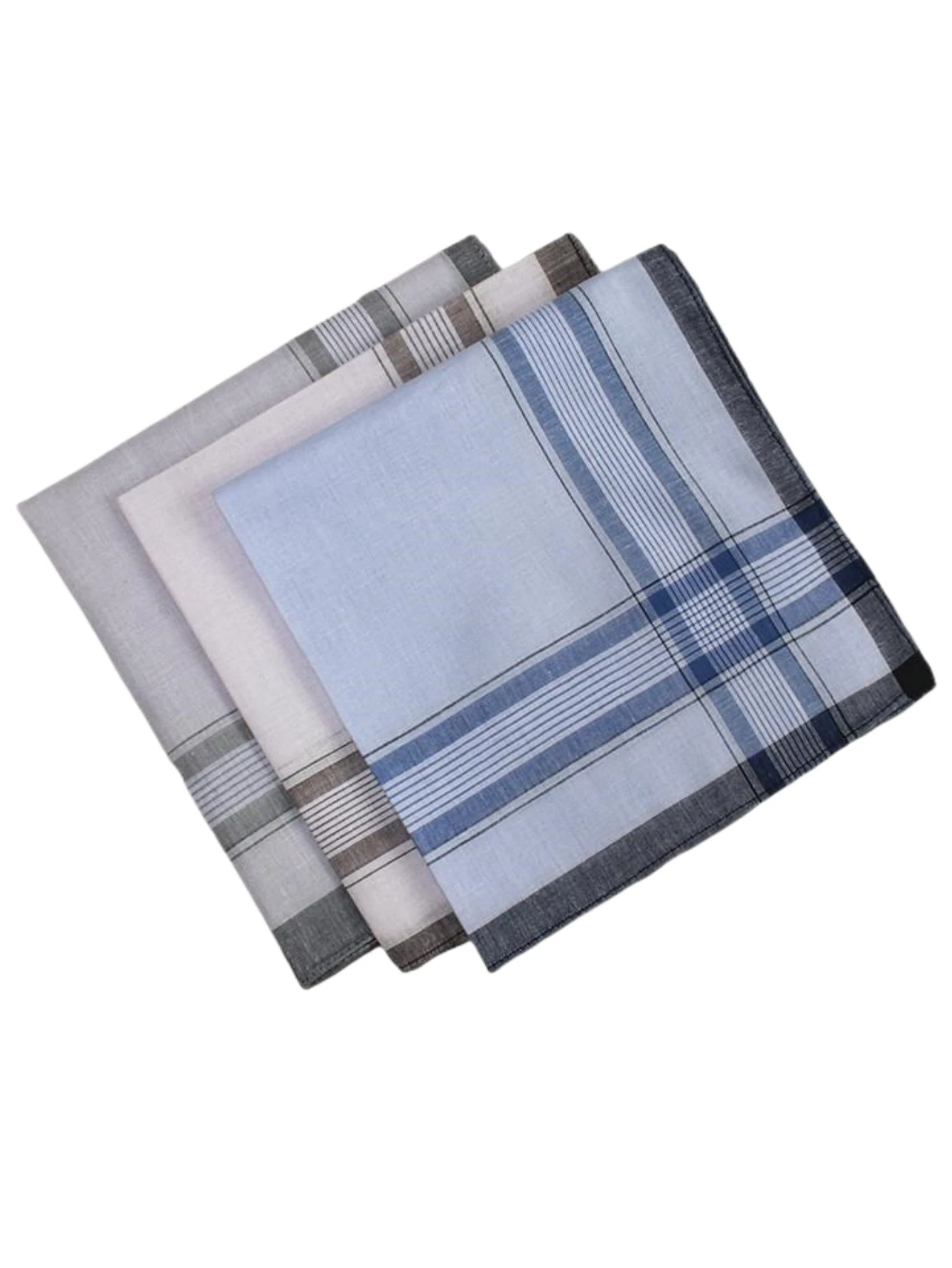Vintage Satin Cotton Handkerchief, Classic Design
