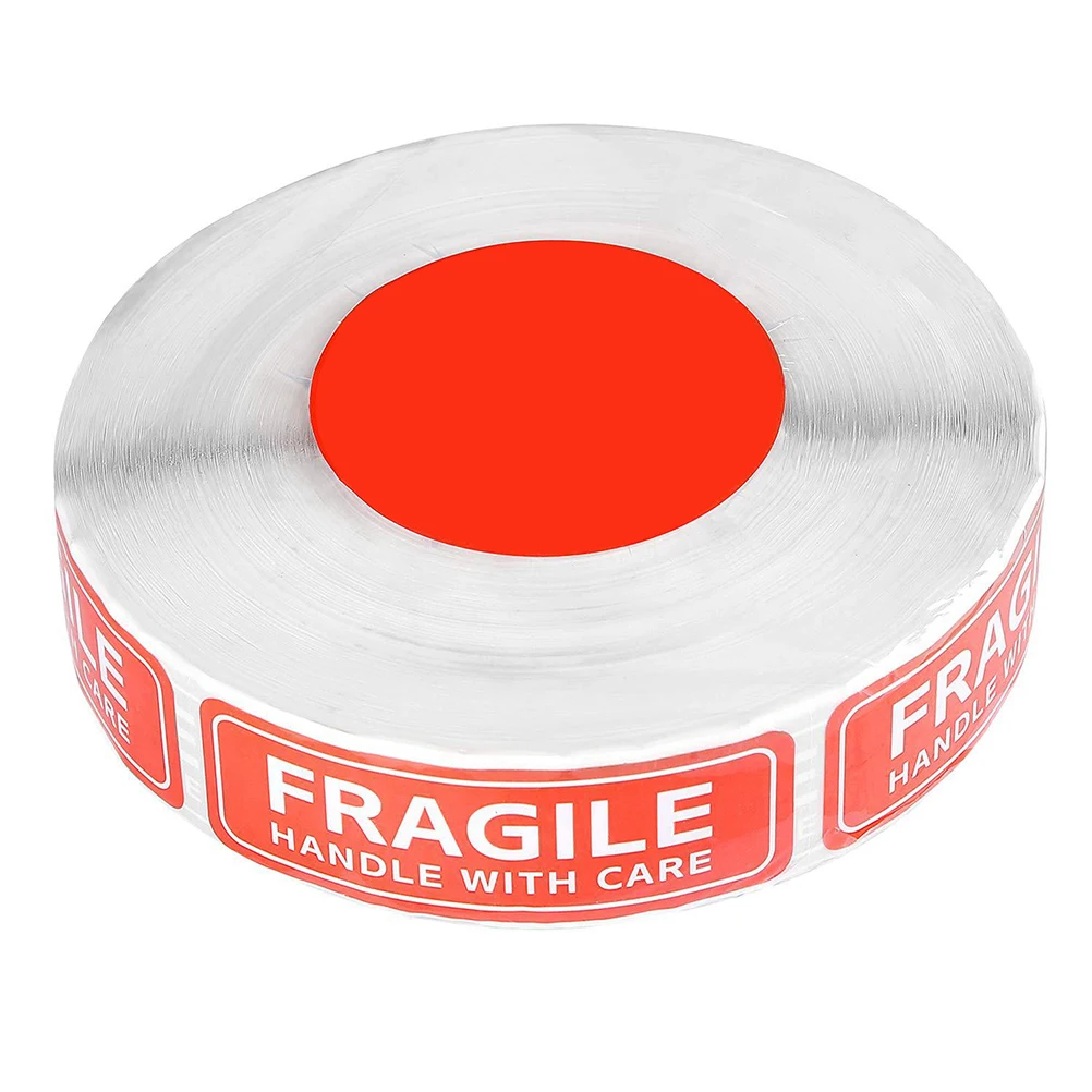 Fragile Sticker Adhesive Warning Sign Good Package Suitcase Tags Label Stickers Safe Transportation Strong Self Adhesive