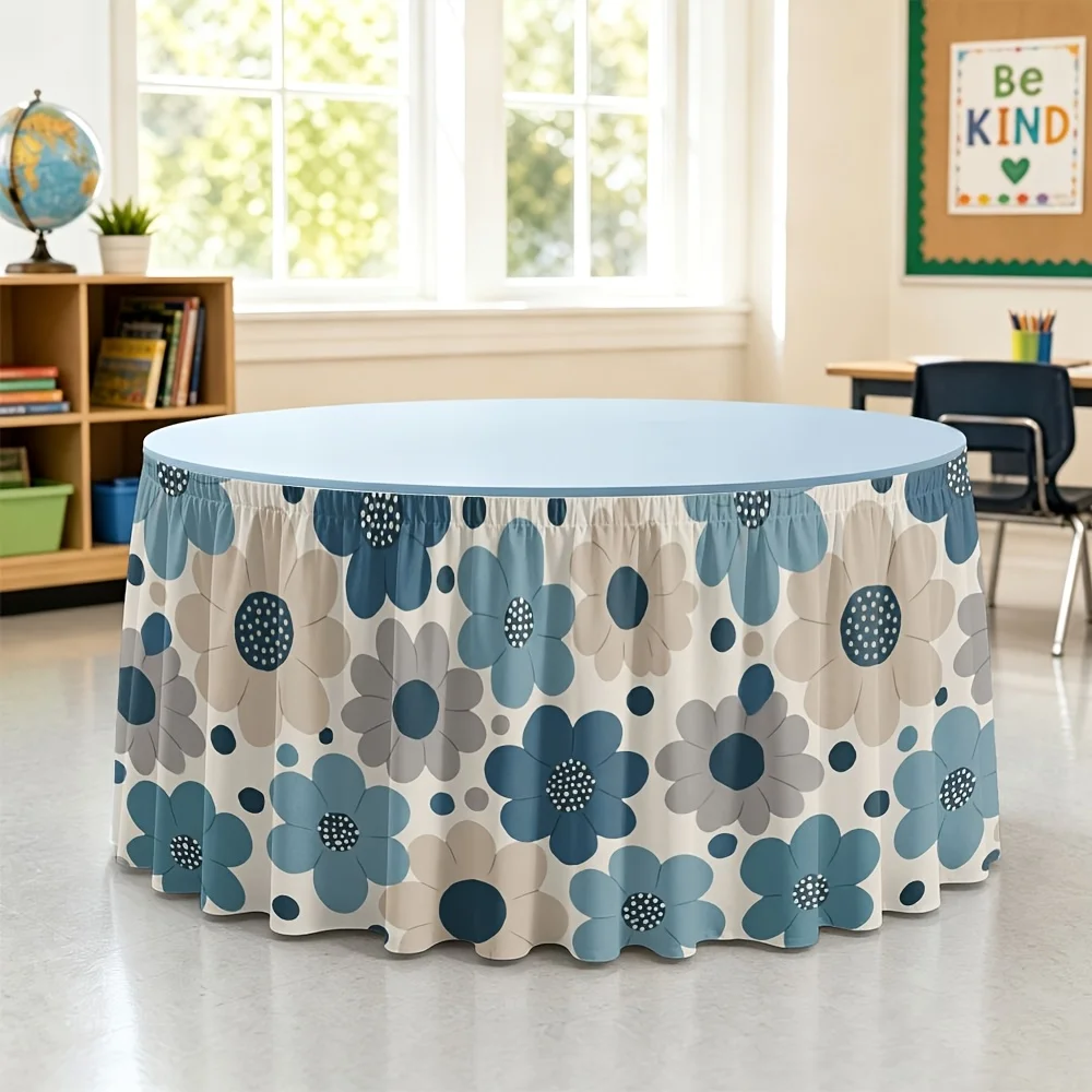 One printed tablecloth decoration suitable for the dining table and special events - easy to clean