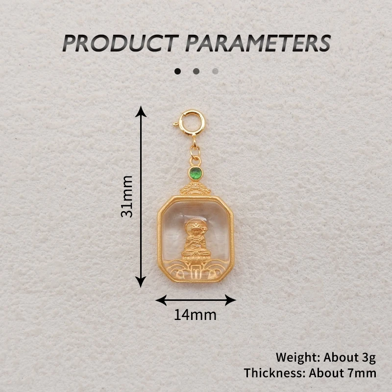 1Pair Silver Gold Plated Natural High Quality White Quartz Gemstone Earring Beads, Jewelry DIY Making, Gemstone Accessories