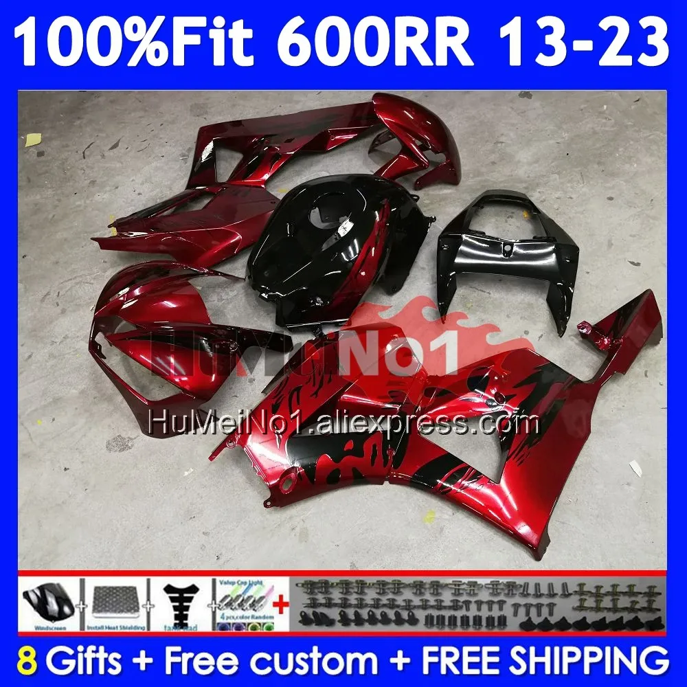 Body For HONDA CBR600 CBR 600RR 600 RR CC 13 2014 2015 2016 2017 2018 Graffiti red 44No.99 CBR600RR F5 19 20 21 22 23 24 Fairing