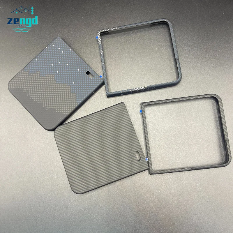 حافظة لهاتف Honor Magic V Flip 2 شحن لاسلكي مغناطيسي من ألياف الكربون الأراميد غطاء حماية كامل مضاد للسقوط ومضاد للخدش