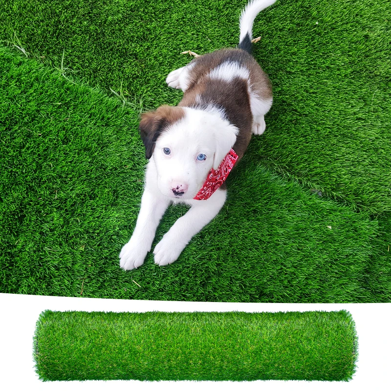 

2pack 3.3ftx10ft Artificial Grass Realistic Synthetic Thick Fake Faux Grass Rug Astroturf Carpet Landscape For Outdoor Garden