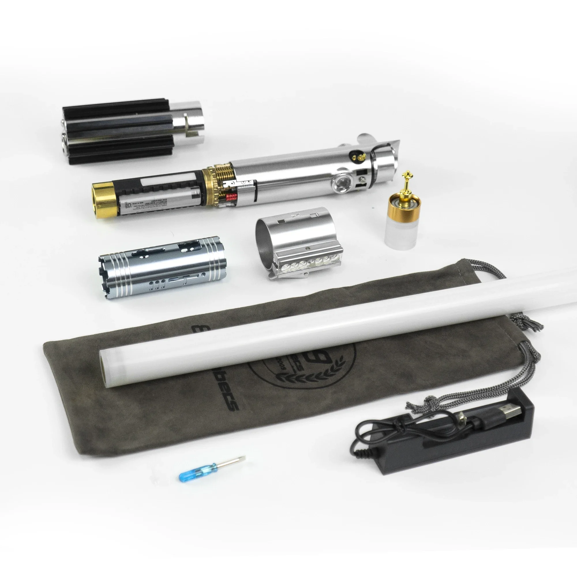 No Stocks Now 89Sabers Graflex Crystal Neopixel Lightsaber