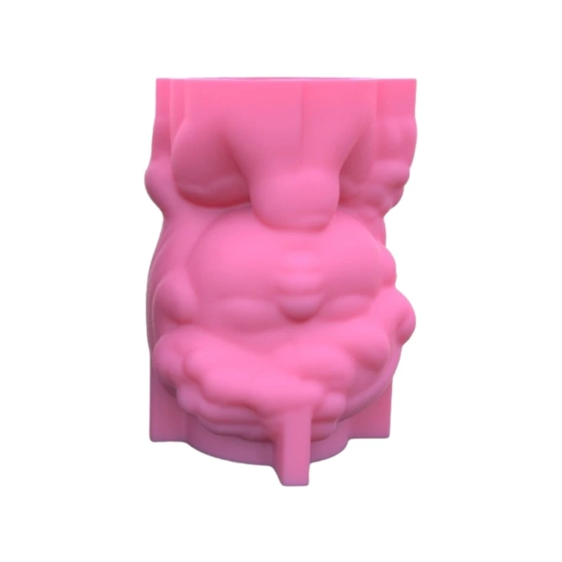 Flower Pot Silicone Mold Prayer Girl Succulent Planter Concrete Mold DIY Craft