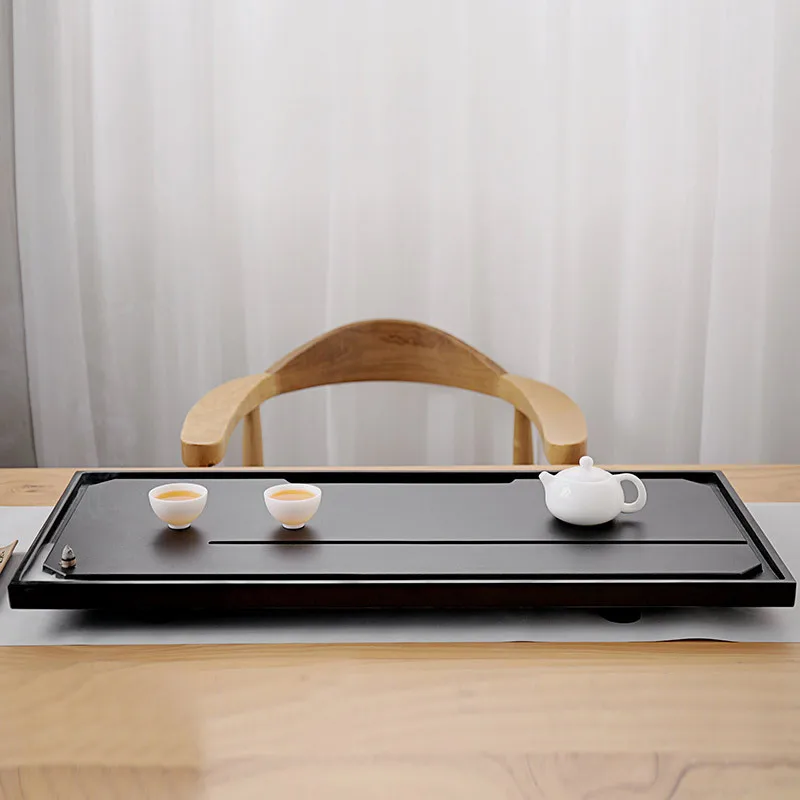 Natural Wujinshi tea tray household living room kung fu tea set