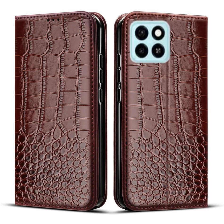 Leather Flip Wallet Case  For ZTE Blade A55 A35 BladeA55 BladeA35 Z2450 Cases Magnetic Card Cover