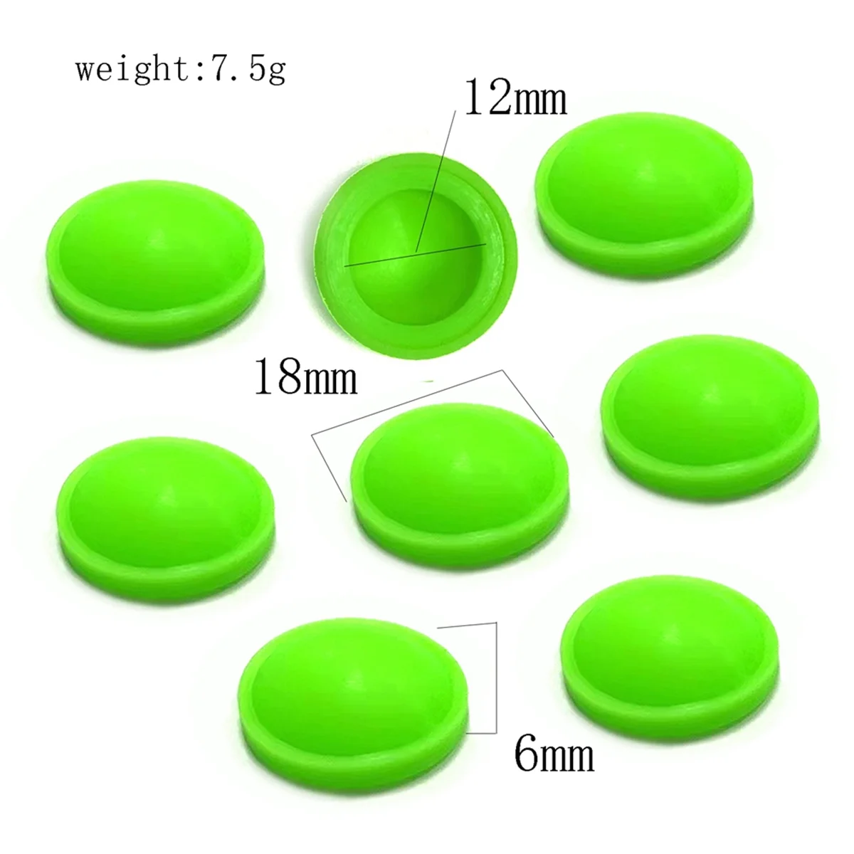 Piezas de mejora Tapa de choque Anillo de sellado Sello de aceite para 1/7 TRAXXAS UDR 1/5 ARRMA KRATON OUTCAST 8S TRAXXAS X MAXX, Verde