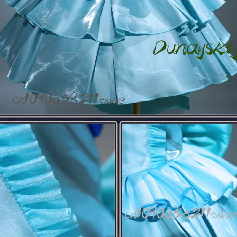 Shop1104345165 متجر نانامي لوشيا هانون هوشو تأثيري حورية البحر ميلودي زي الوردي الأزرق الأميرة لوليتا ملابس شعر مستعار الدعامة الدعاوى ﻿