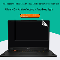 For MSI Vector A18 HX dustproof keyboard film 18 inch notebook Stealth 18 AI Studio A1V screen protective film toughened film