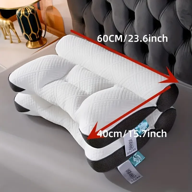 Soft Memory Pillow Slow Rebound Neck Shoulder Relax Comfortable Cervical Helps Sleep Problem Ergonomic Pillow for Children Adult