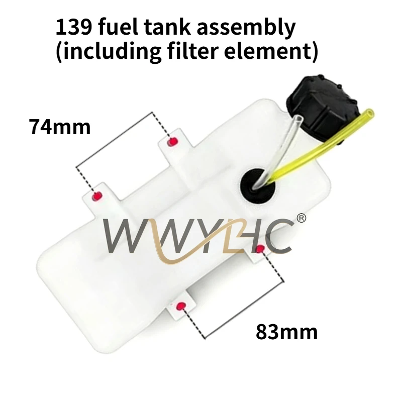 Suitable for Four-stroke Lawn Mower Accessories 139f Lawn Mower HS39 Brush Cutter Carburetor Cylinder Ring