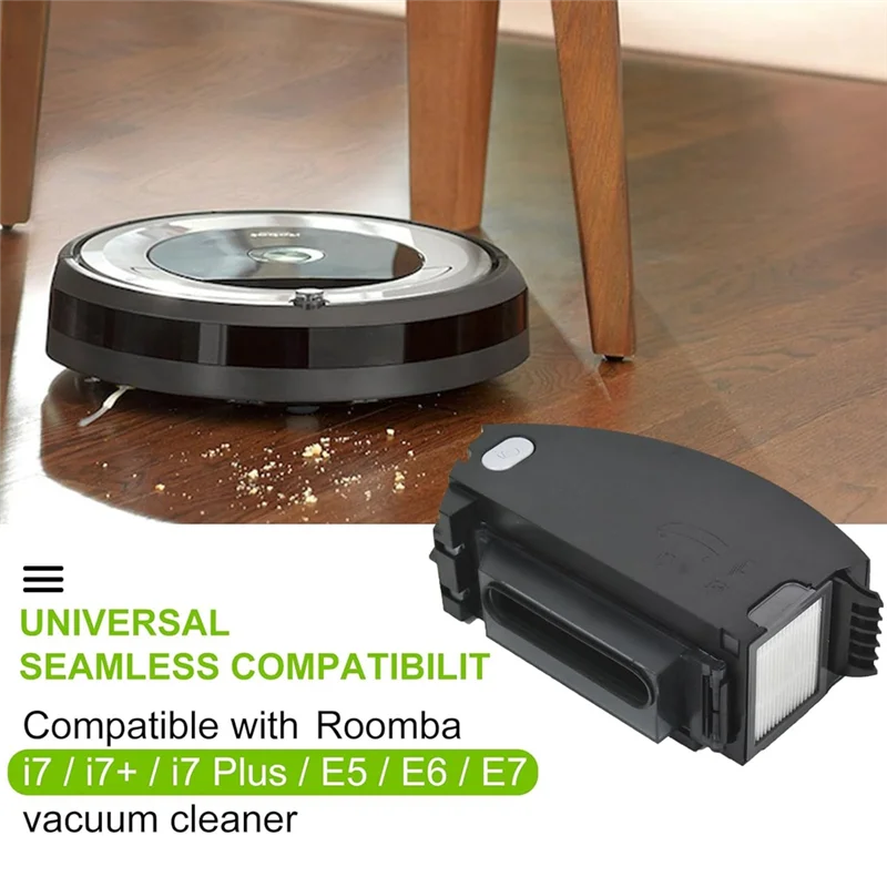 Abgh-lindo de pó de substituição para irobot roomba i3 i3 + i4 i4 + i6 i6 + i7 i7 + i8 i8 + e5 e6 e7 j7 robô vácuo caixa de coleta de poeira