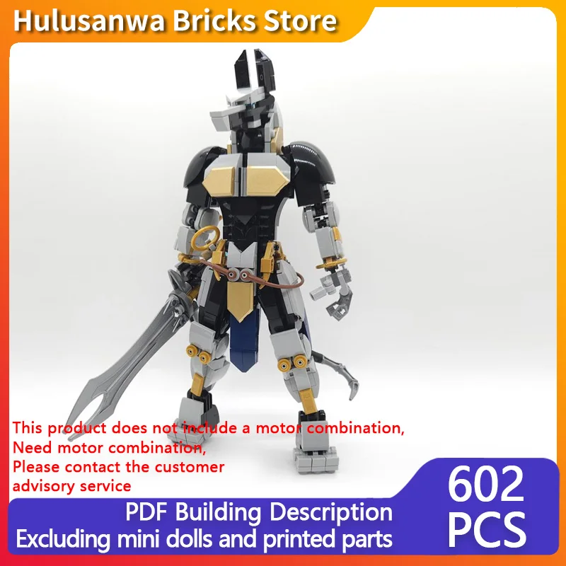 

Classic Combat Mecha Model MOC Building Bricks War Equipment Modular Technology Gifts Holiday Assemble Children Toys Suit