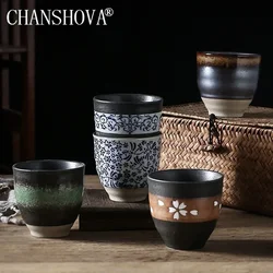 CHANSHOVA 220ml, China Porcelain Tea Cup, Traditional Chinese Retro Style, Handpainted Ceramic Teacup, Coffee Cups, H067