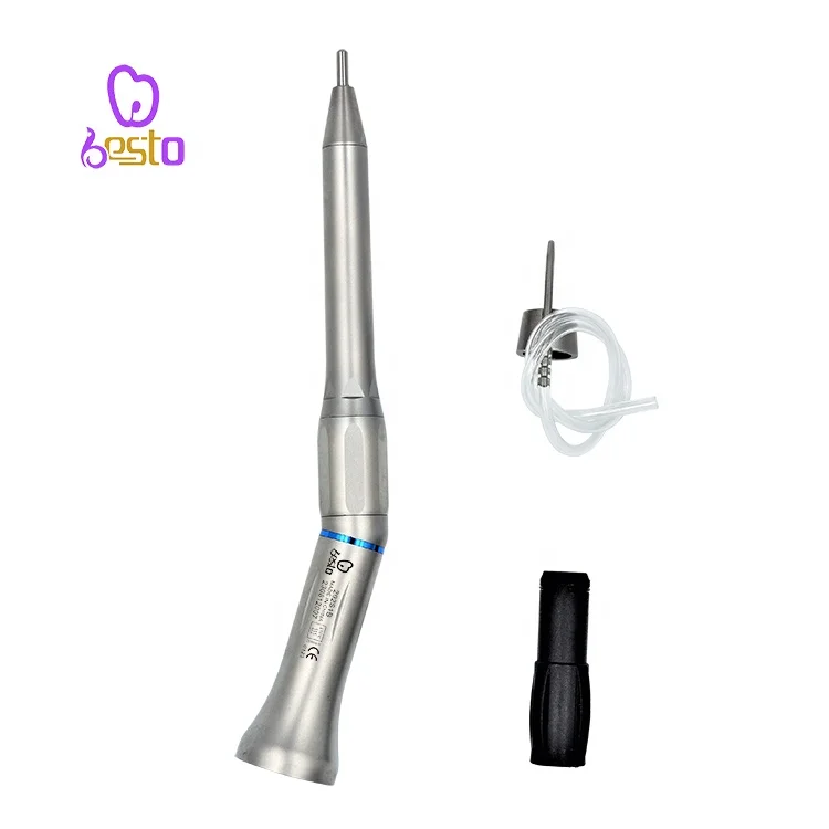 den tal 20 Degree Surgical Straight Handpiece Contra Angle den tal Low Speed imp lantology Handpiece Stainless Steel denti stry