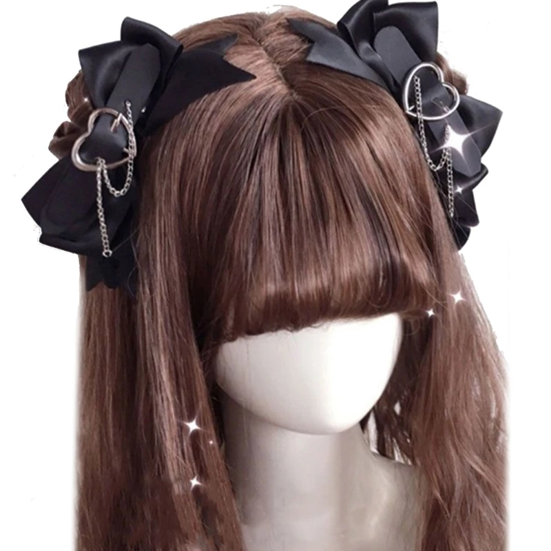 Harajuku Bowknot spinka do włosów kucyk Bangs Hair Travel spinki do włosów urocza spinka do włosów