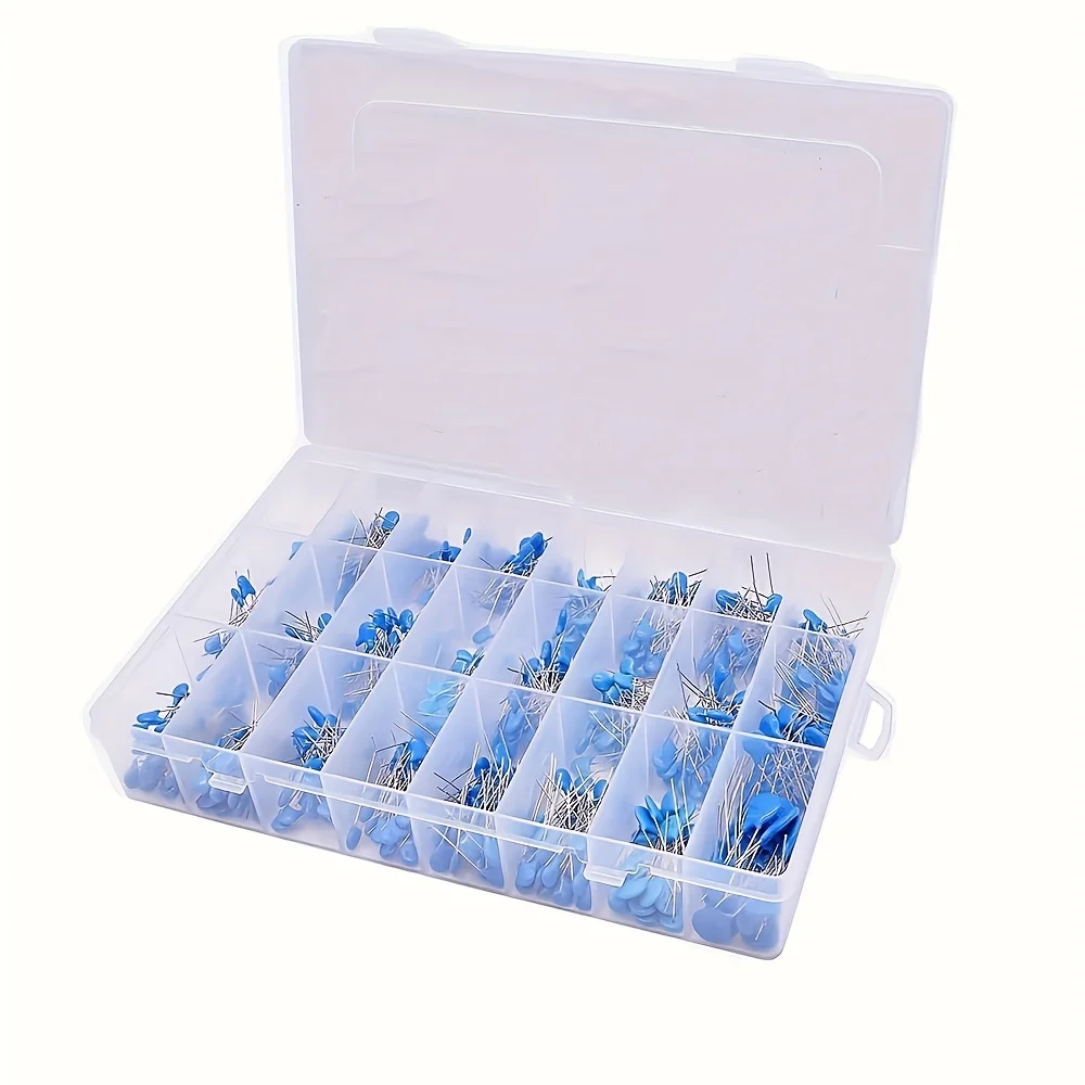 700PCS/Lot 1KV 1000V 10PF-821PF 24Values Assorted Kit High-Voltage Ceramic Capacitors Package